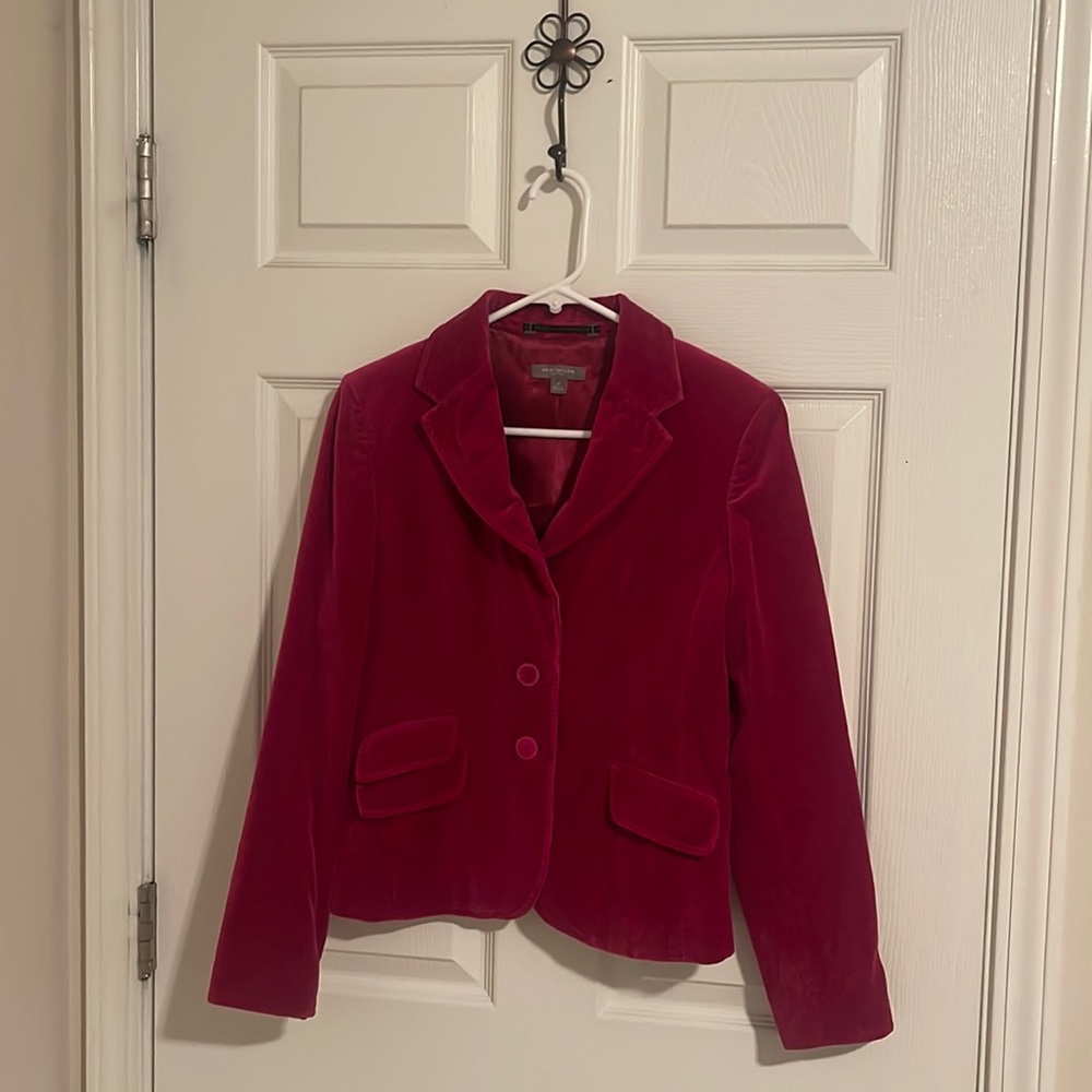 Anne Taylor Velvet Brazer